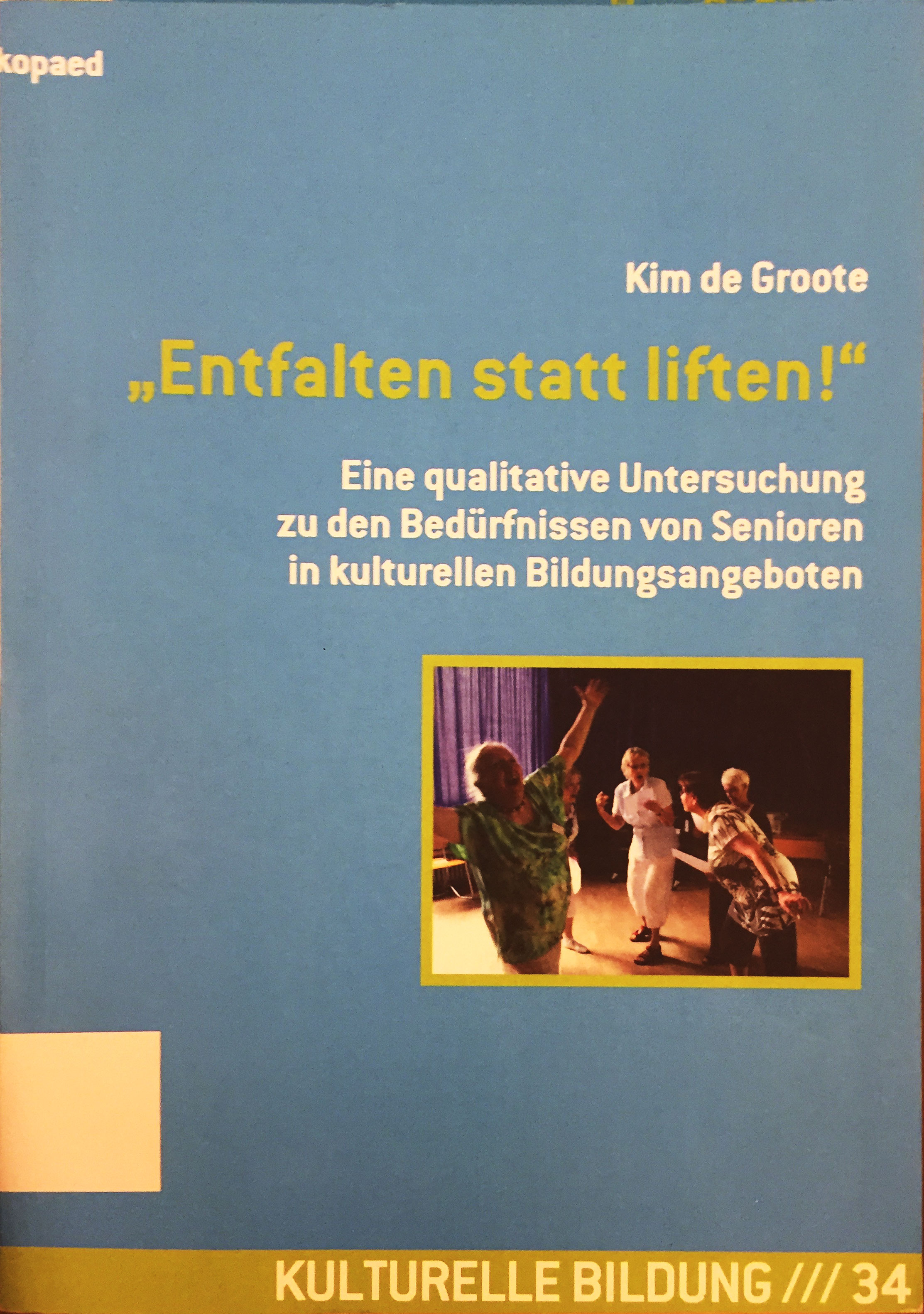 de Groote: Entfalten statt Liften!
