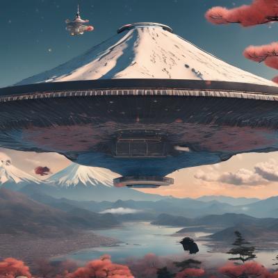 Mt. Fuji ist ein UFO 