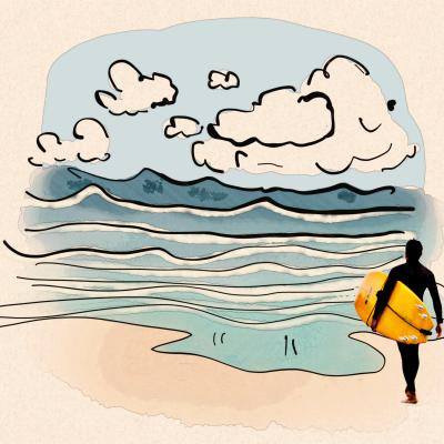 Der Surfer