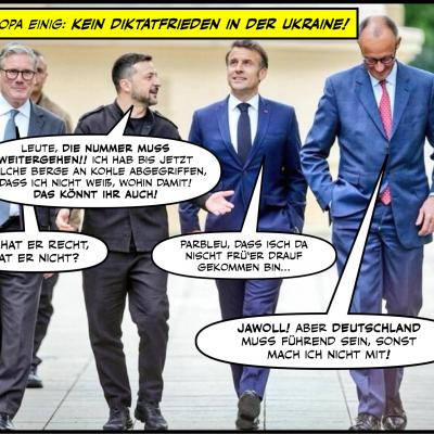 Klare Kante von Europa gegen Trumps und Putins Mauscheleien!